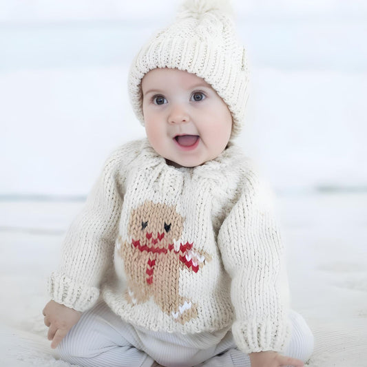 Huggalugs Gingerbread Baby Sweater