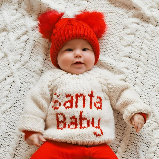 Huggalugs Santa Baby Baby Sweater