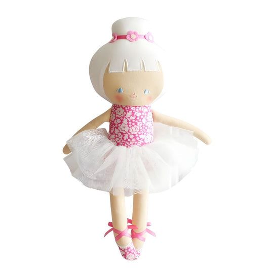 Alimrose Baby Ballerina Fuchsia Pink Doll