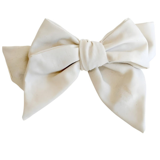 Alimrose Linen Head Bow - Natural