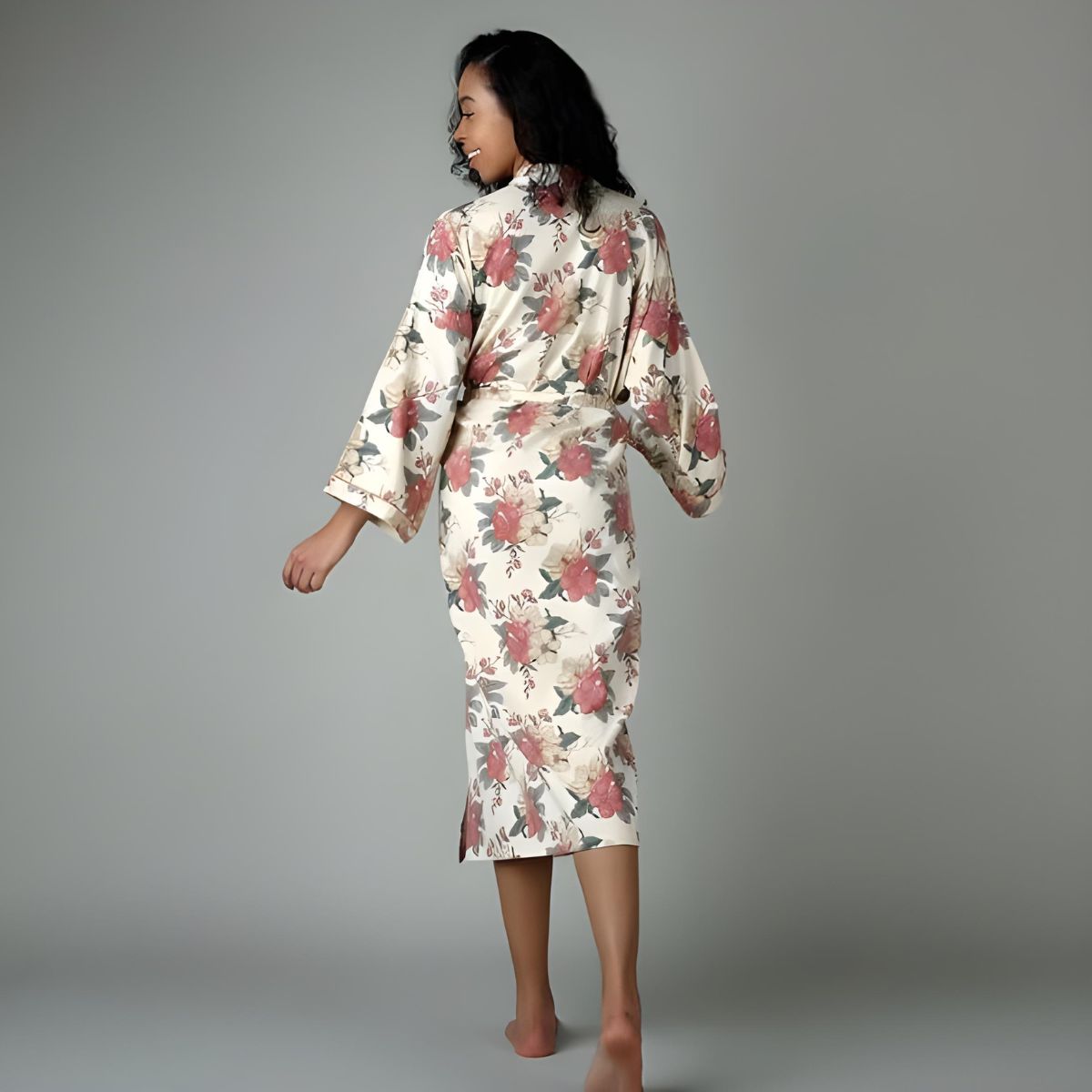 Mahogany Beatrice Flannel Robe