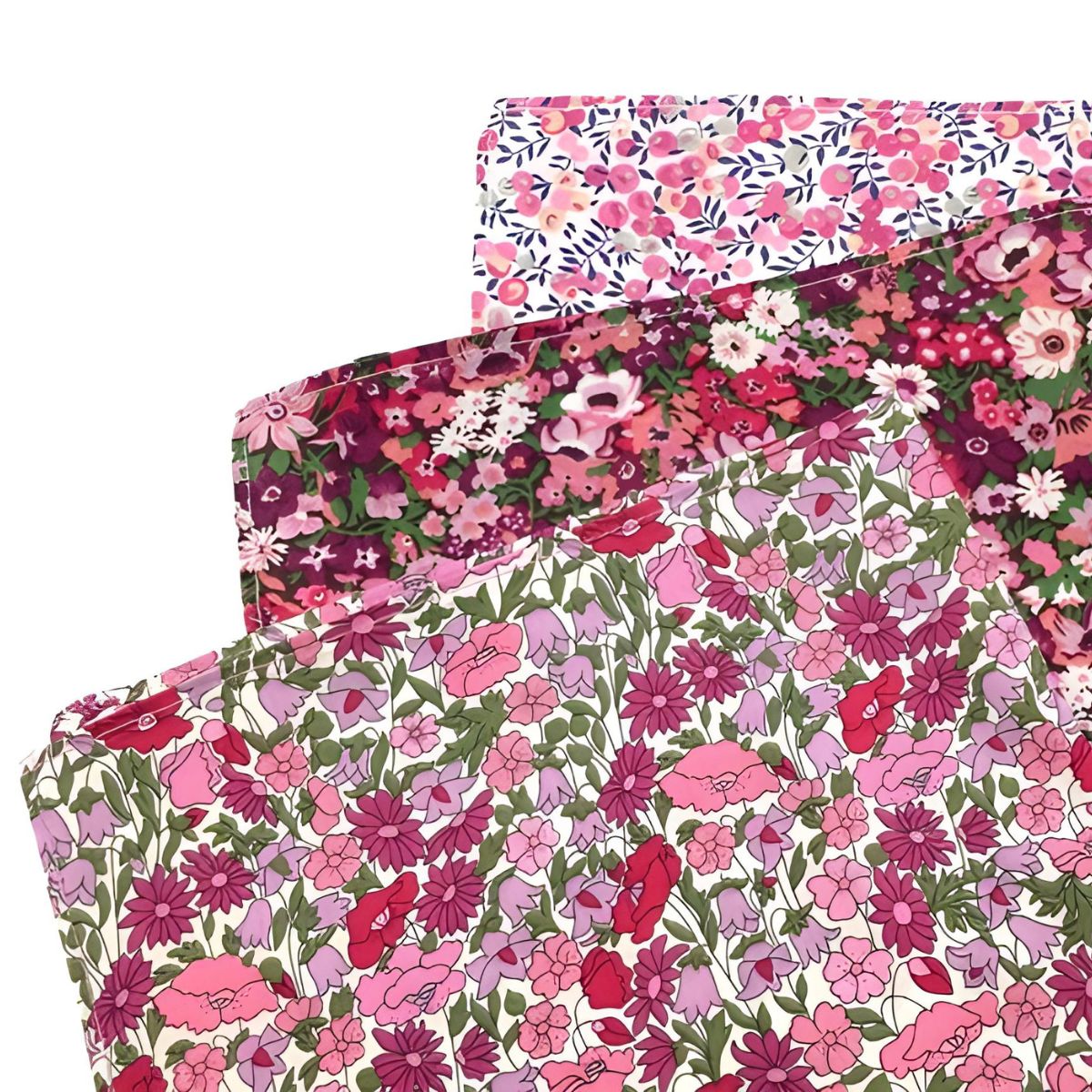 Lime Tree Design Box of 3 Pink Hankies - Tickled Pink