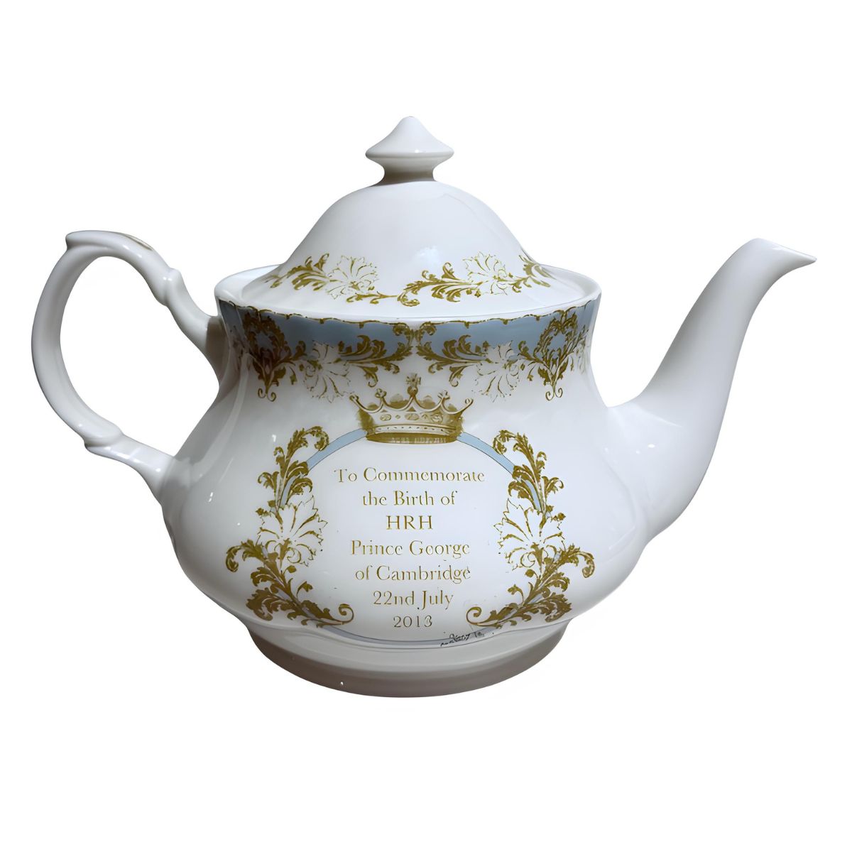 Roy Kirkham Prince George Commemorative Fine Bone China Teapot