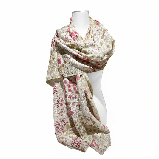 Supplement d'A.M. Pastoral Beige Wool Stole
