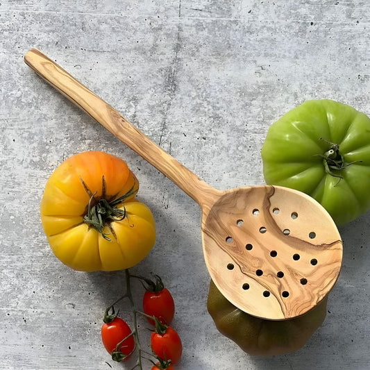 Olive Wood Skimmer 12"