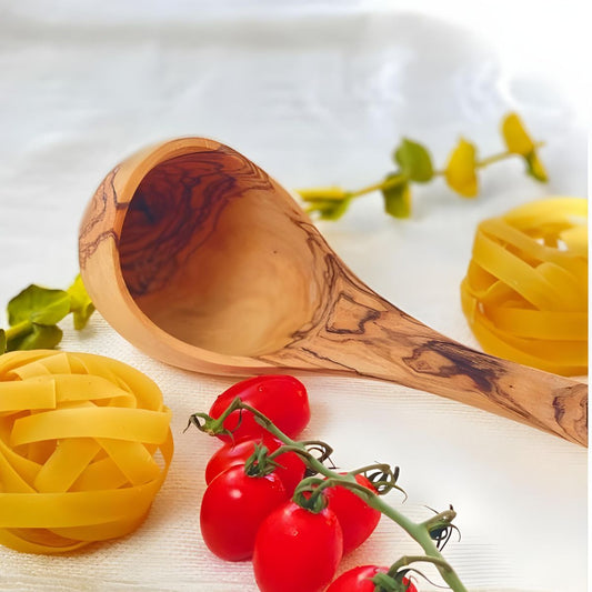 Olive Wood Ladle 12"