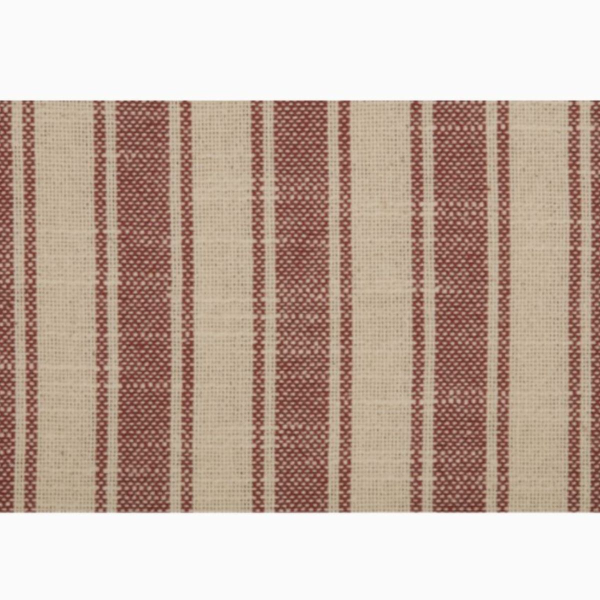 Market Place Red Ticking Stripe Pillow Cover with Insert