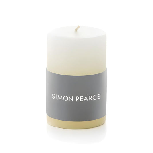 Simon Pearce Candle Pillar 3x6 Ivory