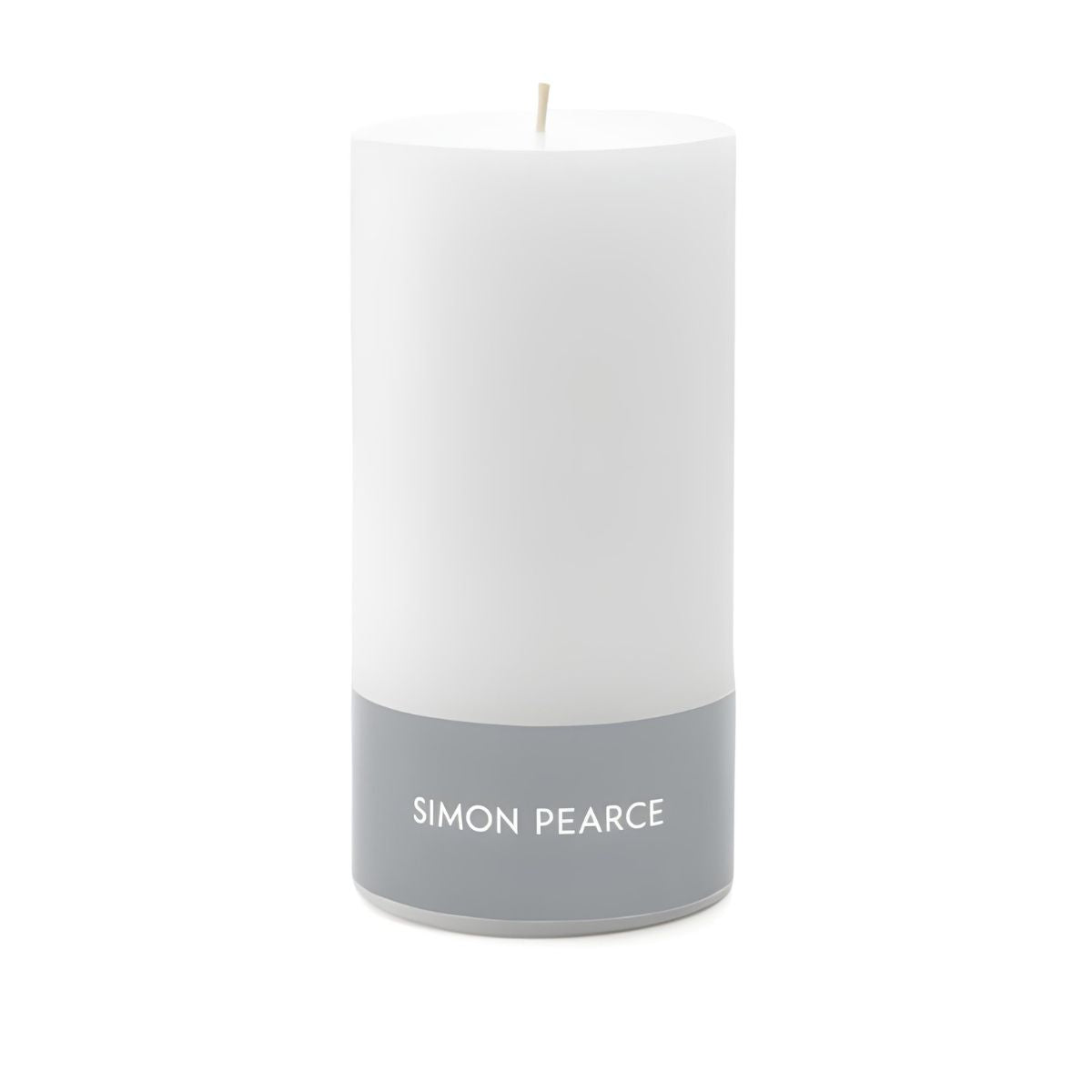 Simon Pearce Candle Pillar 3x6 White