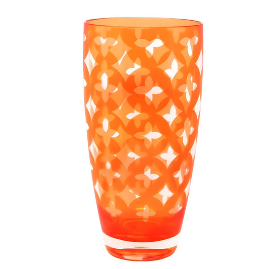 Le Cadeaux Large Palazzio Orange Acrylic Tumbler Single