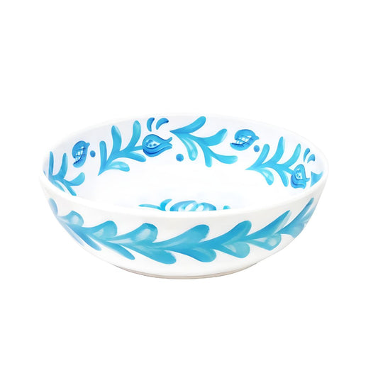 Le Cadeaux Sicily Teal Melamine Cereal Bowls Set/4
