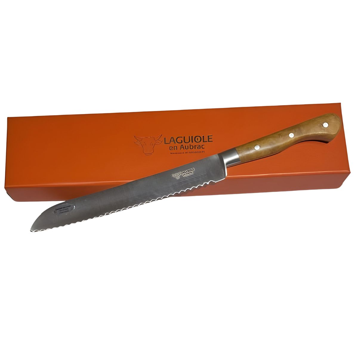 Laguiole en Aubrac Bread Knife - Cheesewood
