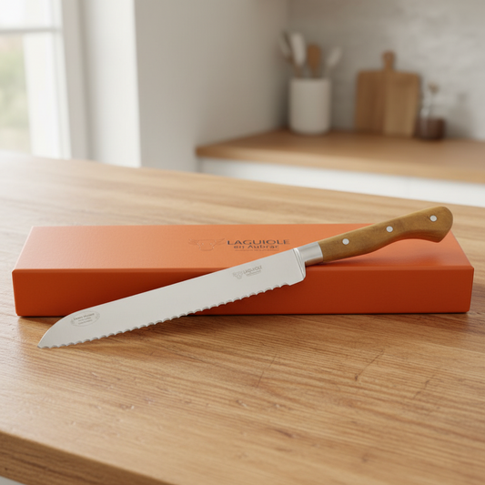 Laguiole en Aubrac Bread Knife - Cheesewood