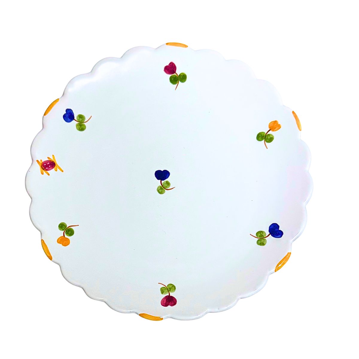 Faienceries D'Art de Malicorne Mille Fleurs Lunch Plate - Retired