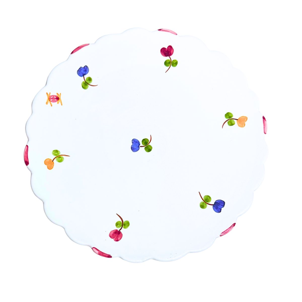 Faienceries D'Art de Malicorne Mille Fleurs Lunch Plate - Retired