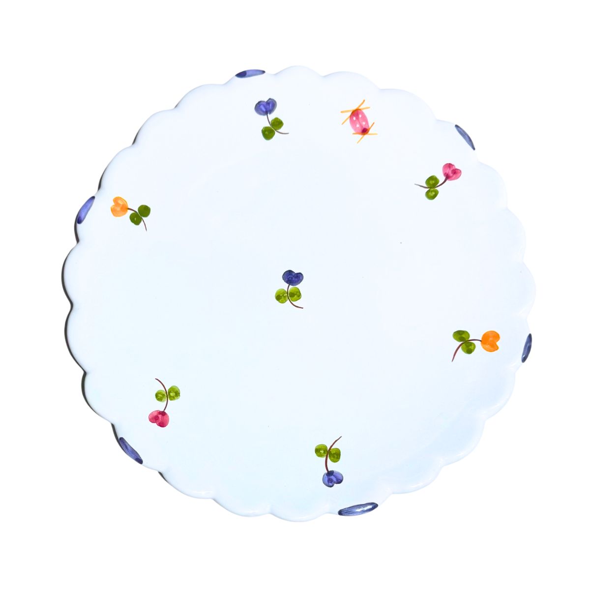 Faienceries D'Art de Malicorne Mille Fleurs Lunch Plate - Retired
