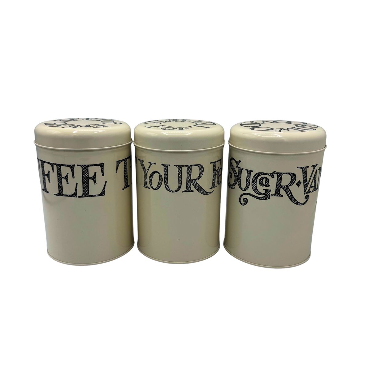 Emma Bridgewater Set of 3 Tea, Coffee, Sugar Caddies
