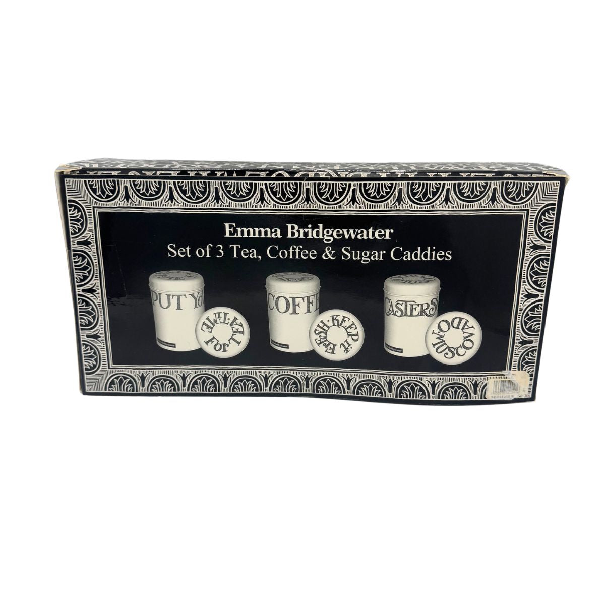 Emma Bridgewater Set of 3 Tea, Coffee, Sugar Caddies