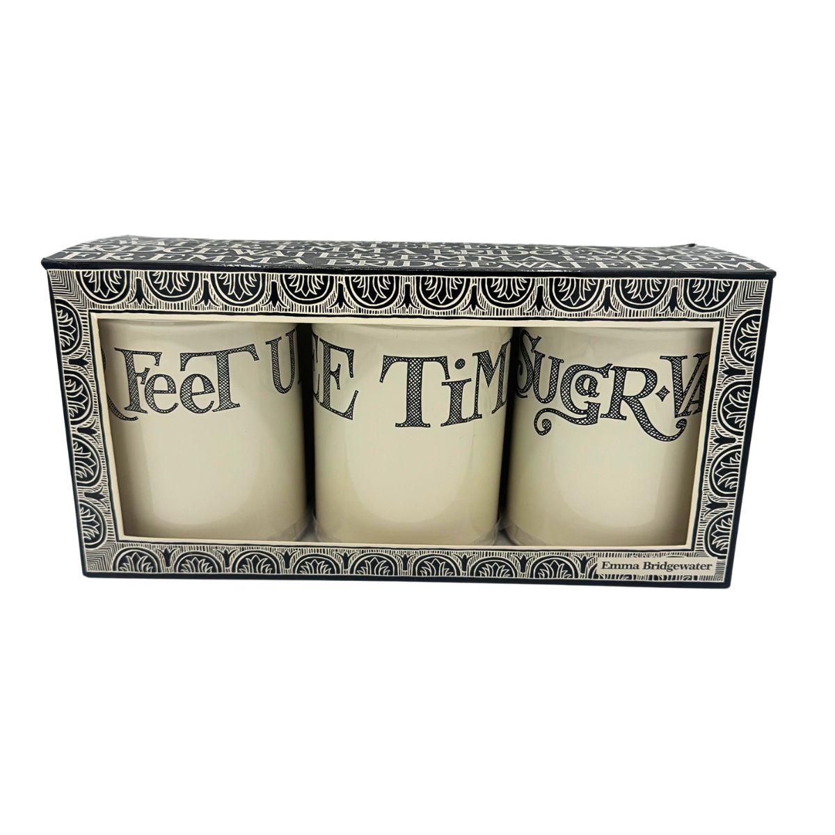Emma Bridgewater Set of 3 Tea, Coffee, Sugar Caddies