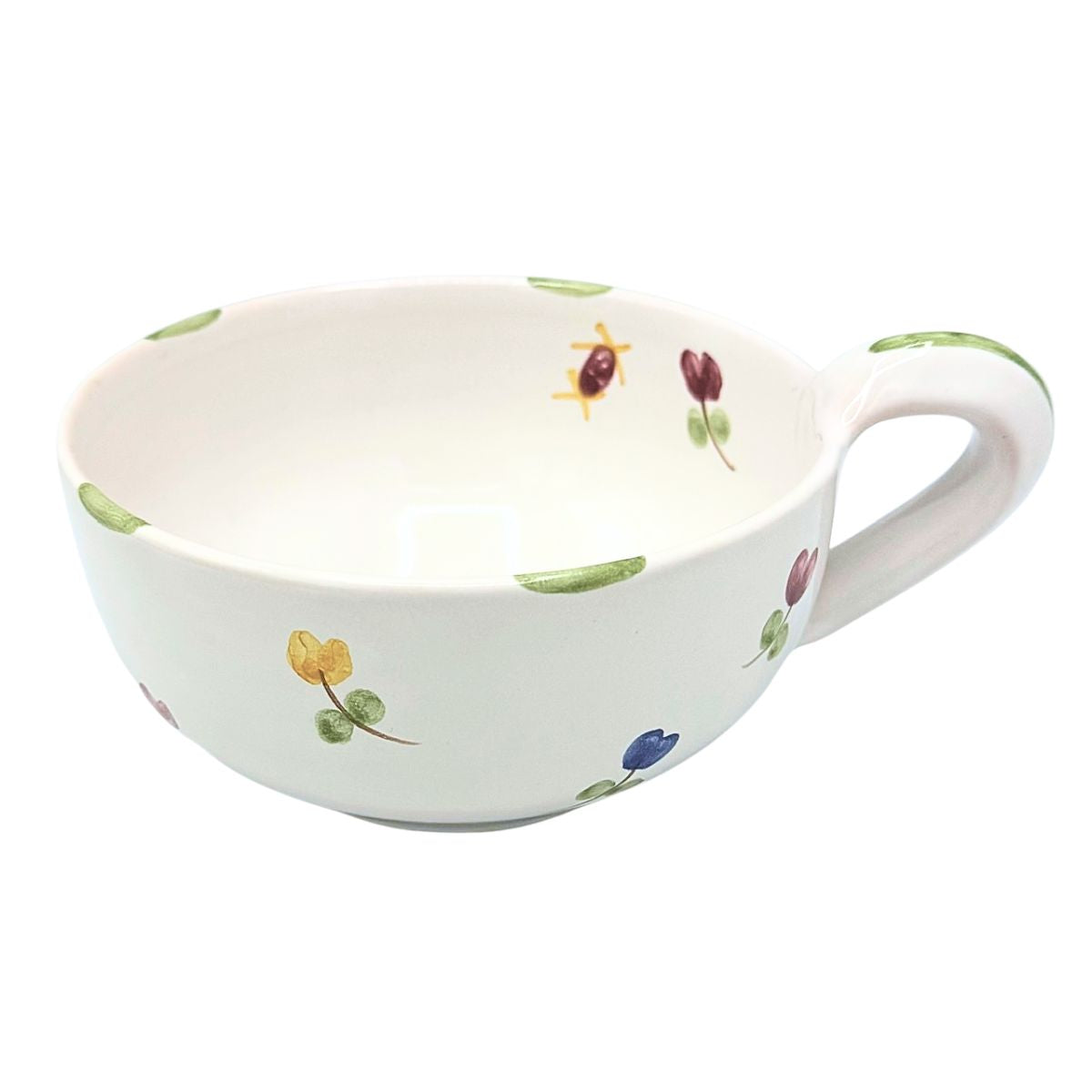 Faienceries D'Art de Malicorne Mille Fleurs Coffee Cup - Retired