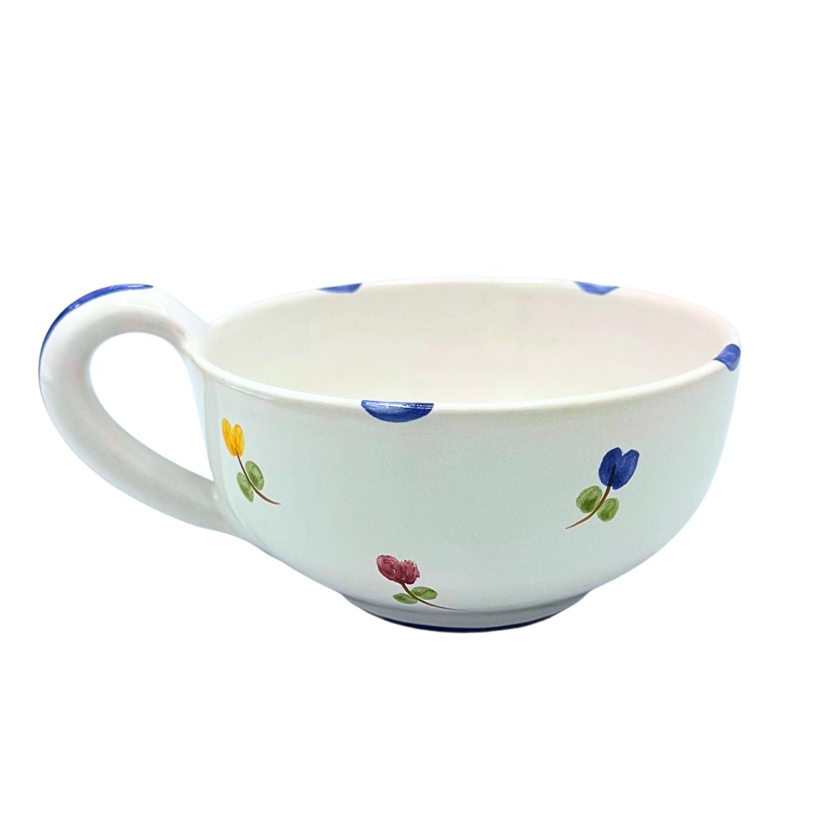 Faienceries D'Art de Malicorne Mille Fleurs Coffee Cup - Retired