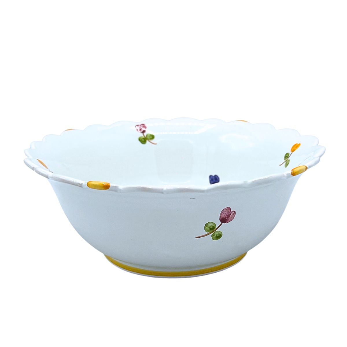 Faienceries D'Art de Malicorne Mille Fleurs Cereal Bowl - Retired