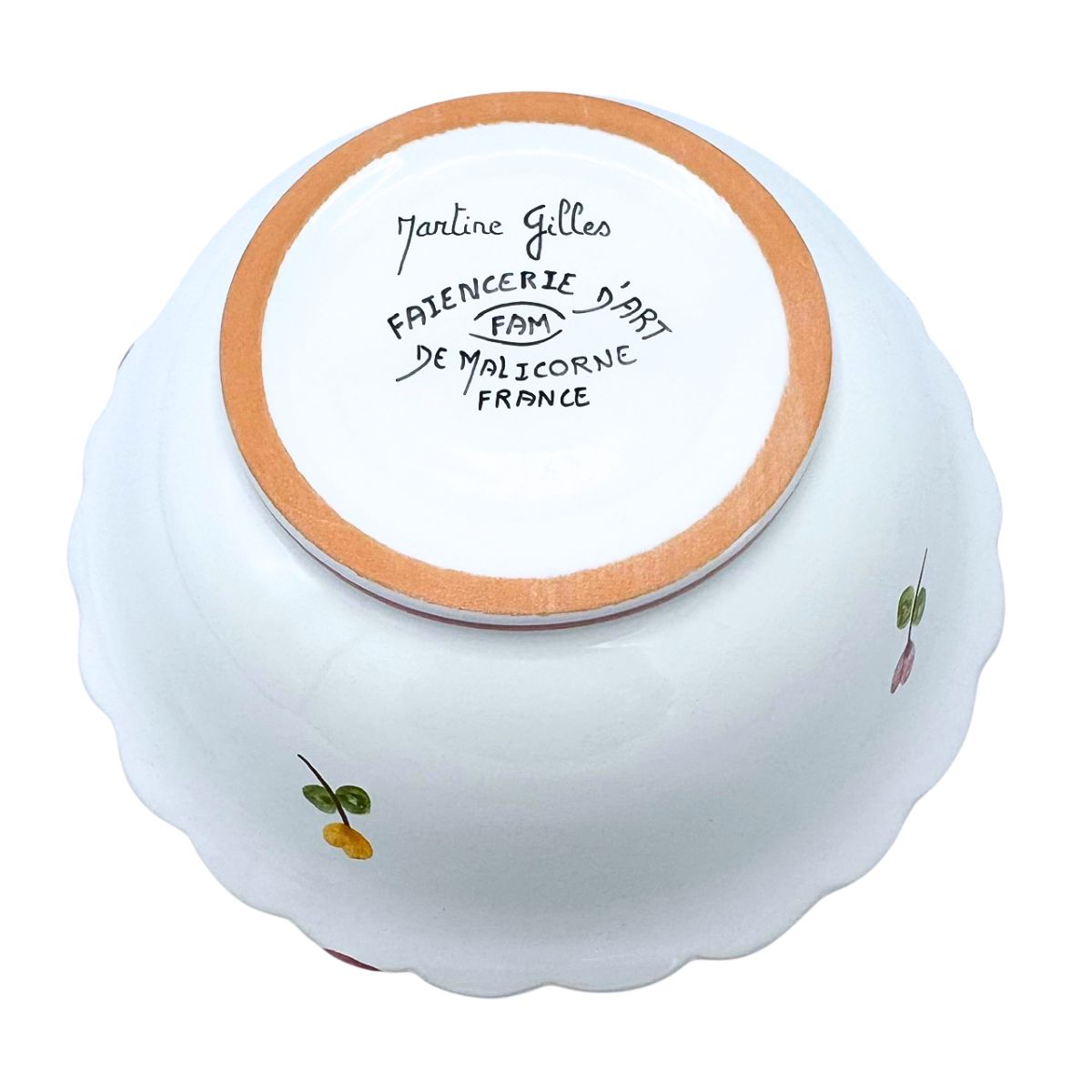 Faienceries D'Art de Malicorne Mille Fleurs Cereal Bowl - Retired