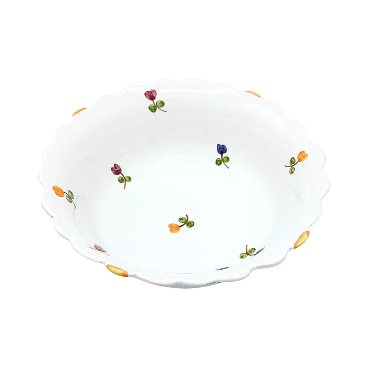 Faienceries D'Art de Malicorne Mille Fleurs Cereal Bowl - Retired