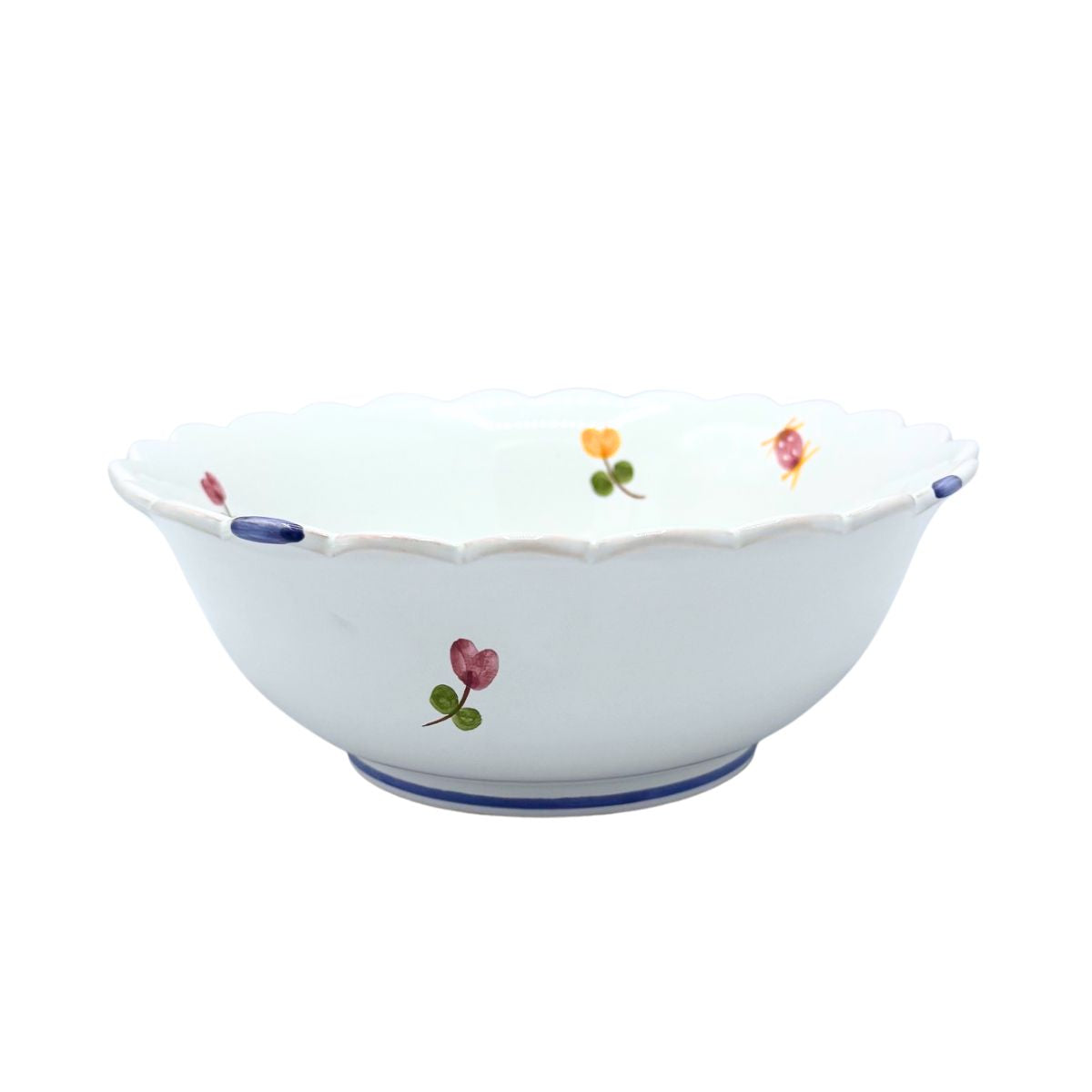 Faienceries D'Art de Malicorne Mille Fleurs Cereal Bowl - Retired