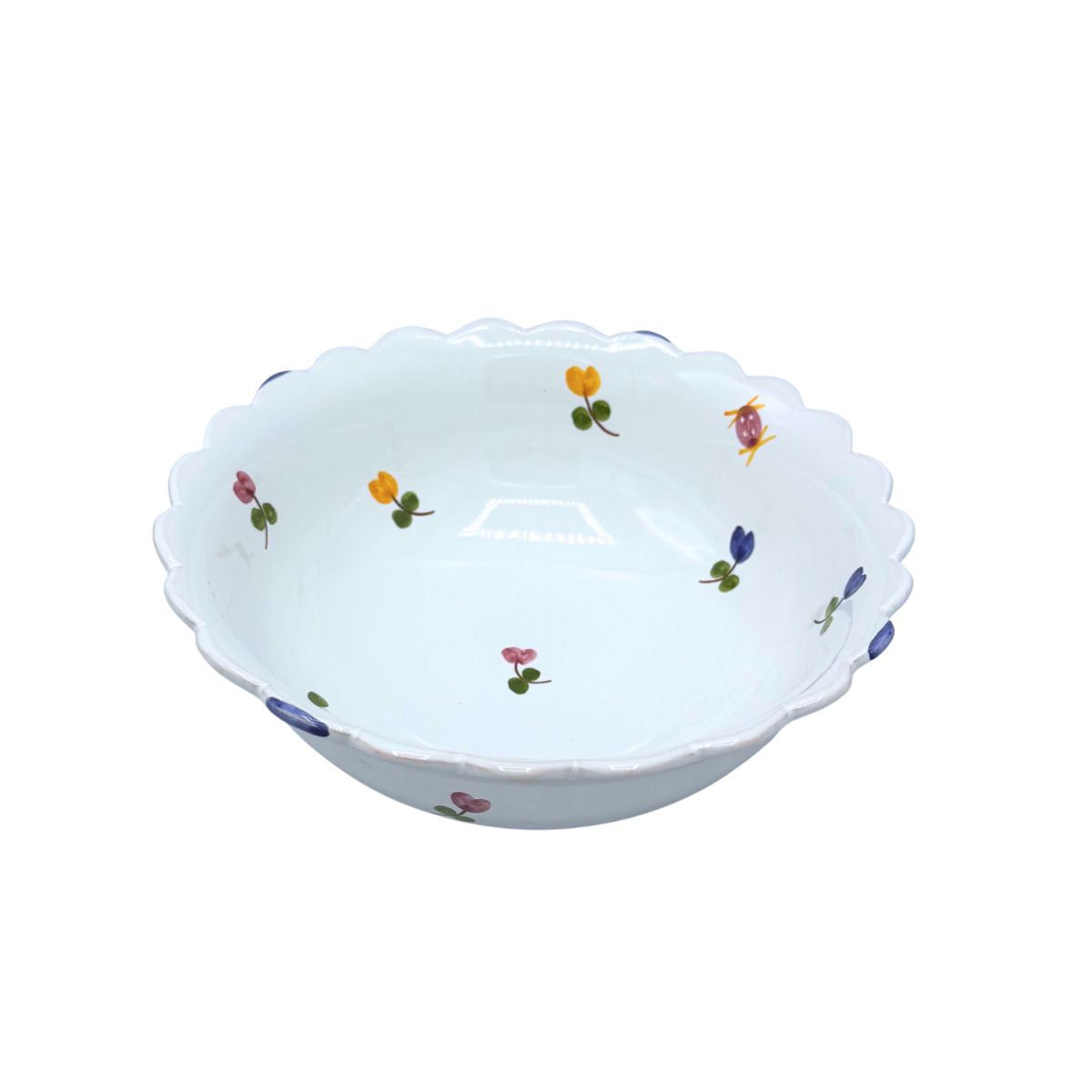 Faienceries D'Art de Malicorne Mille Fleurs Cereal Bowl - Retired