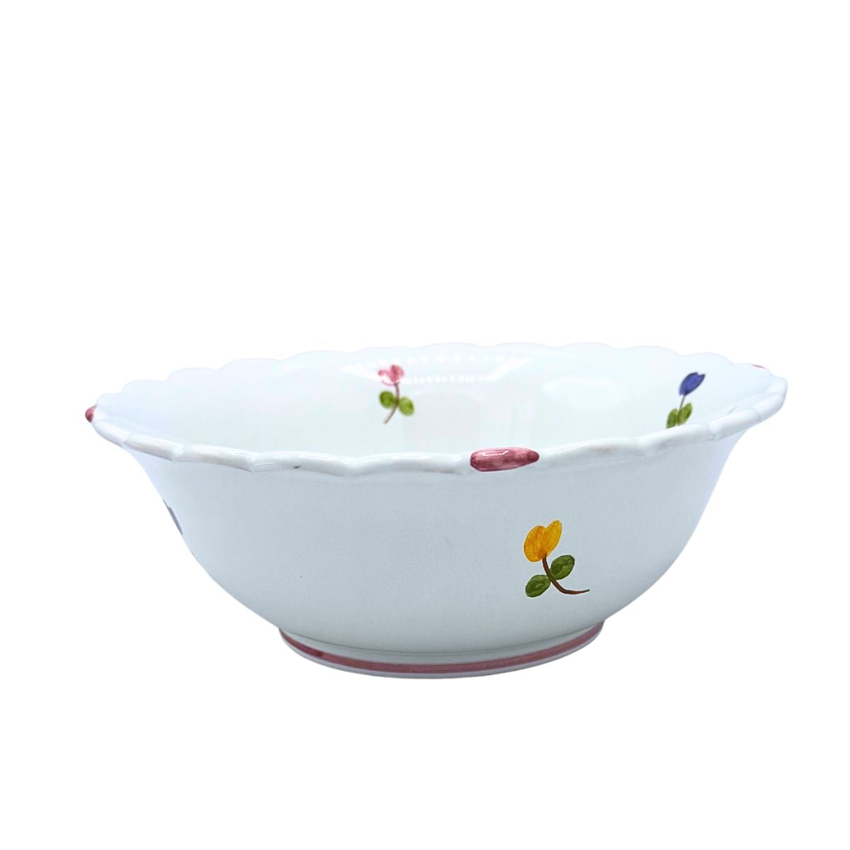 Faienceries D'Art de Malicorne Mille Fleurs Cereal Bowl - Retired