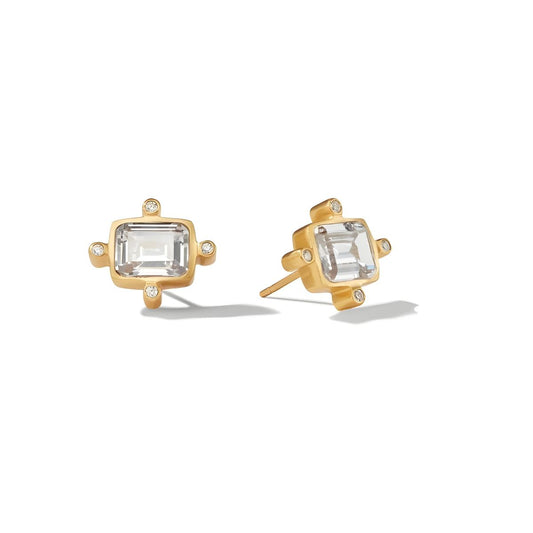 Julie Vos Clara Stud Earrings - Cubic Zirconia