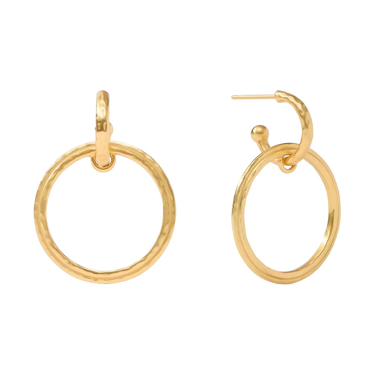 Julie Vos Astor 6-in-1 Gold Charm Earrings - Pearl