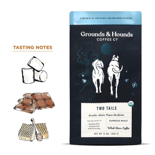 Grounds & Hounds Two Tails Expresso - Whole Bean