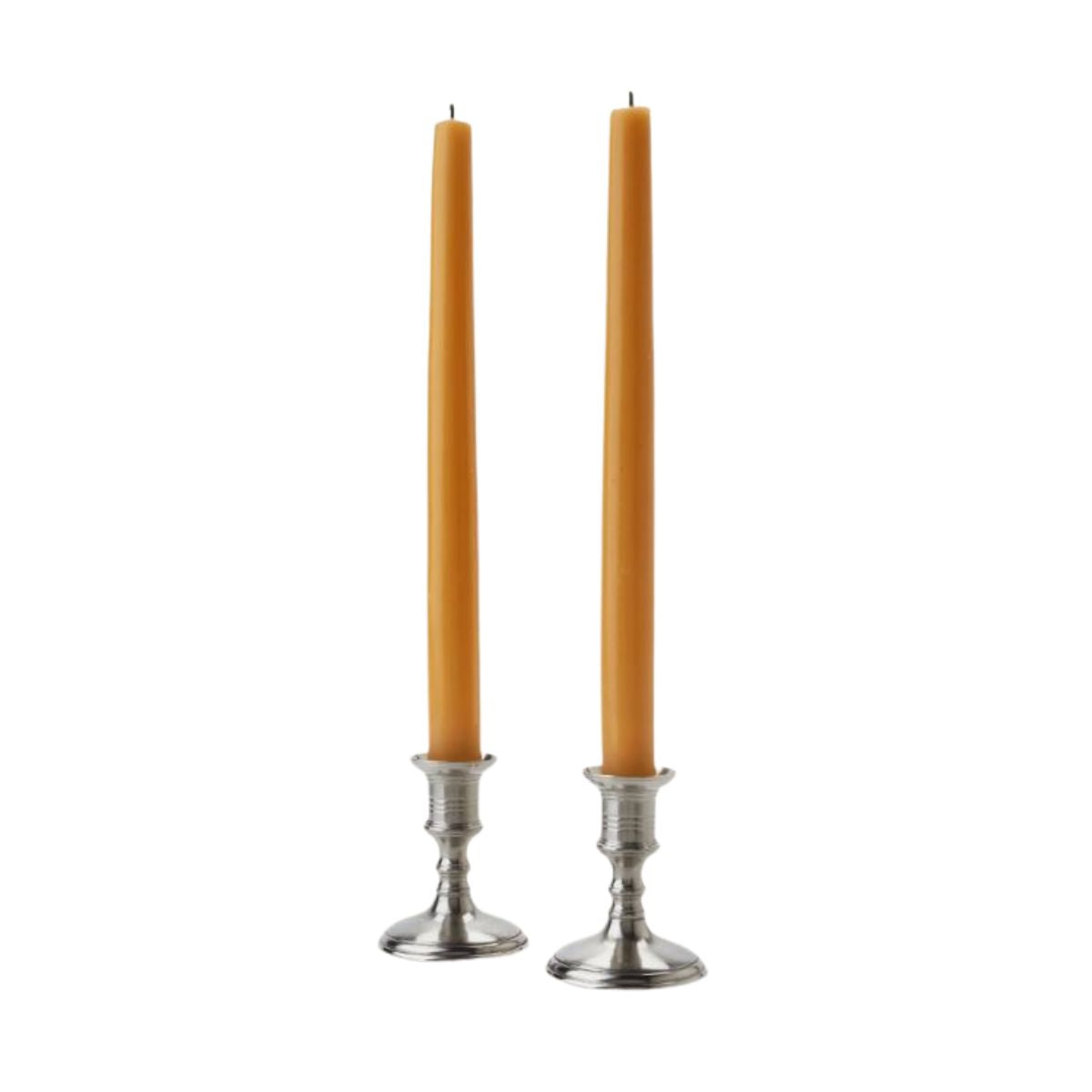 MATCH Pewter Prato Candlestick Pair - Small