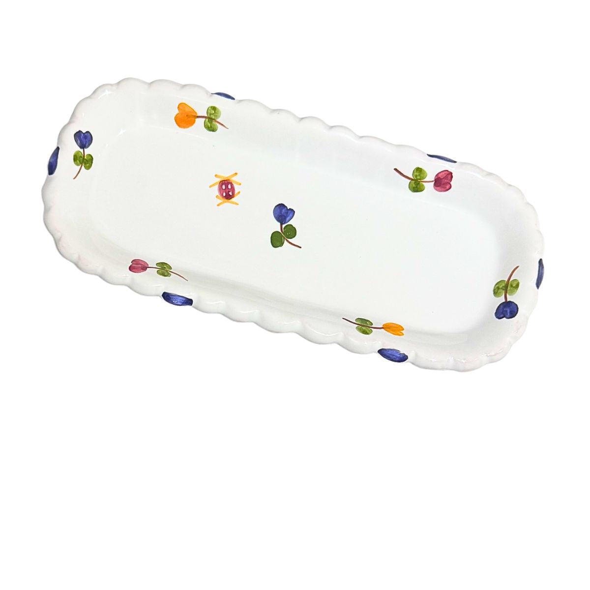 Faienceries D'Art de Malicorne Mille Fleurs Butter Scooter - Retired