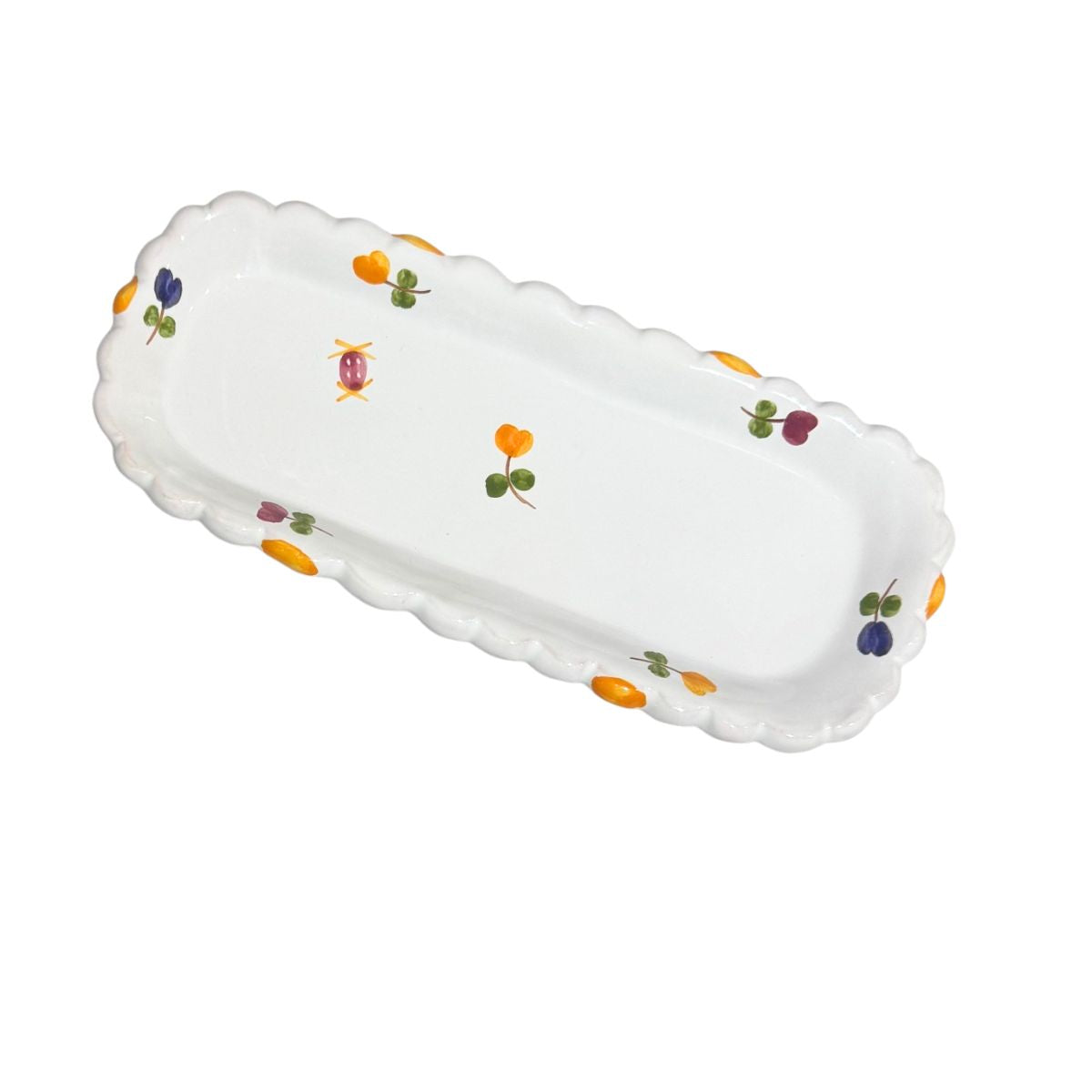 Faienceries D'Art de Malicorne Mille Fleurs Butter Scooter - Retired