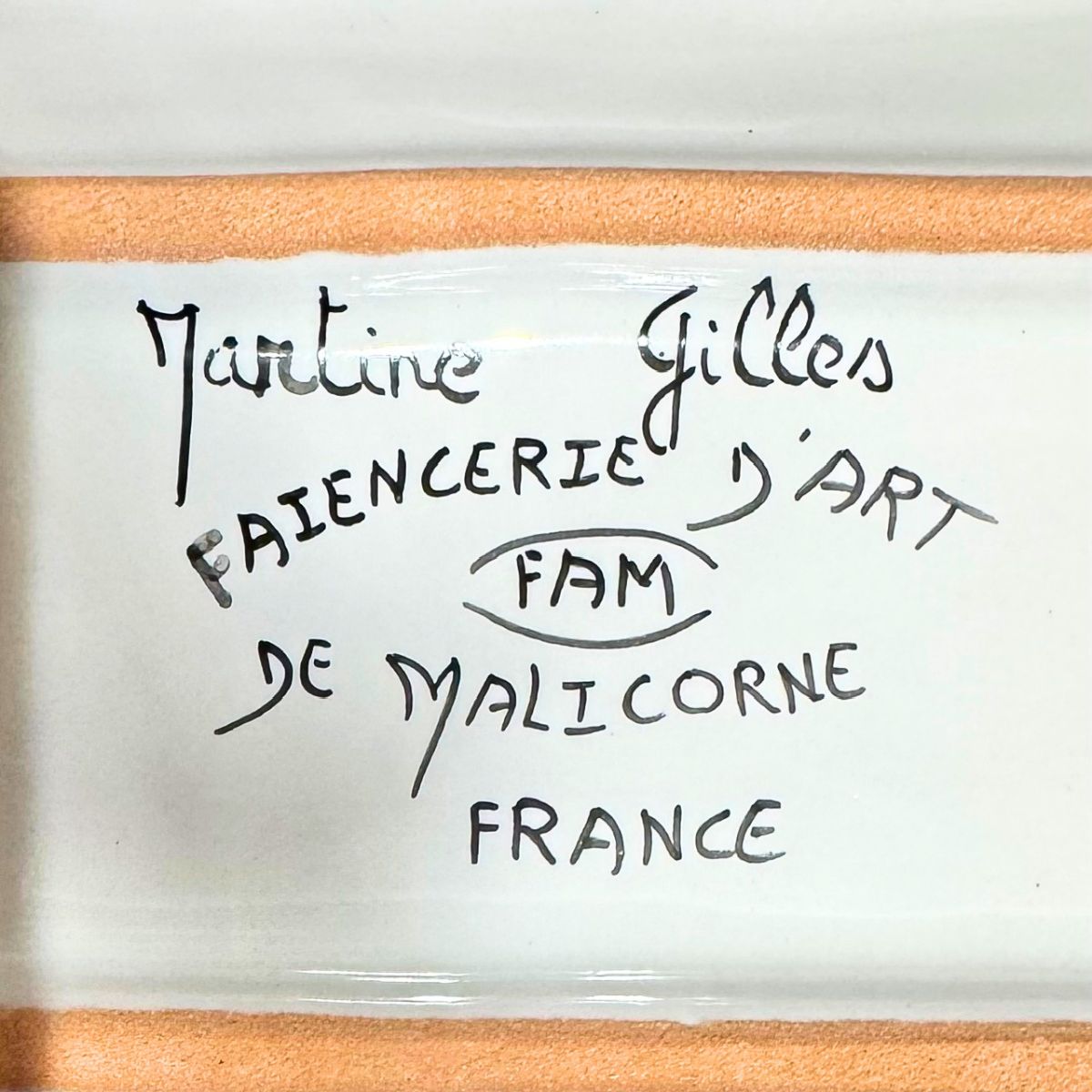 Faienceries D'Art de Malicorne Mille Fleurs Butter Scooter - Retired