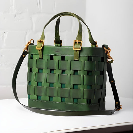 Uppdoo Venture Basket Tote - Pine