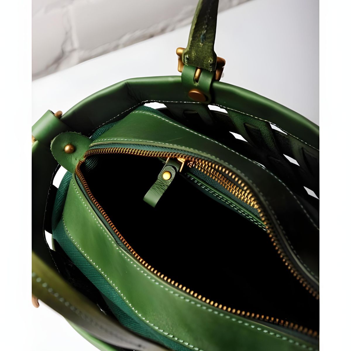 Uppdoo Venture Basket Tote - Pine