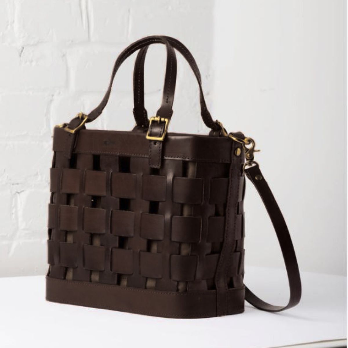 Uppdoo Venture Basket Tote - Chestnut