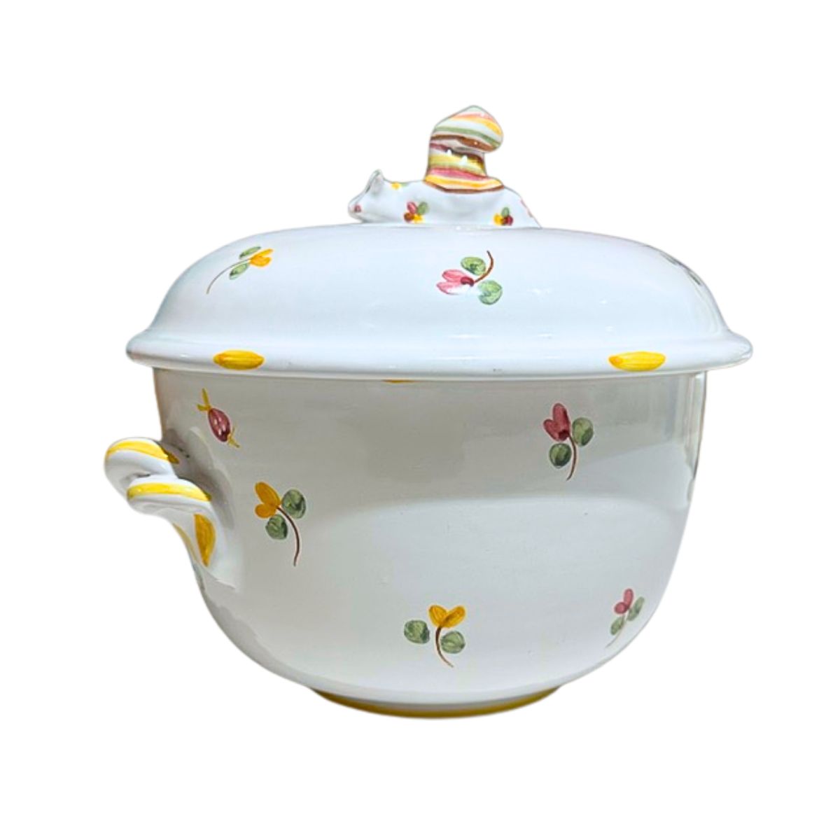 Faienceries D'Art de Malicorne Mille Fleurs Soup Tureen - Yellow - Retired