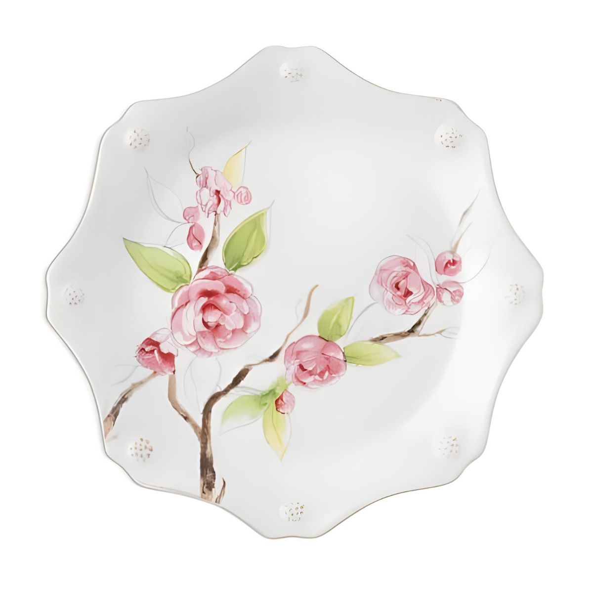 Juliska Berry & Thread Floral Sketch Dessert/Salad Plate - Camellia