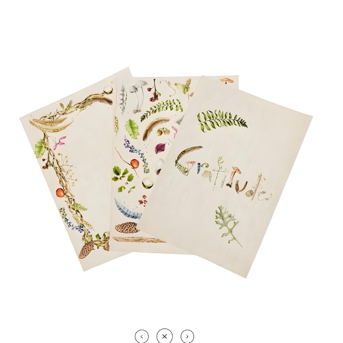 Juliska Forest Walk Paper Journal Assorted Set/3
