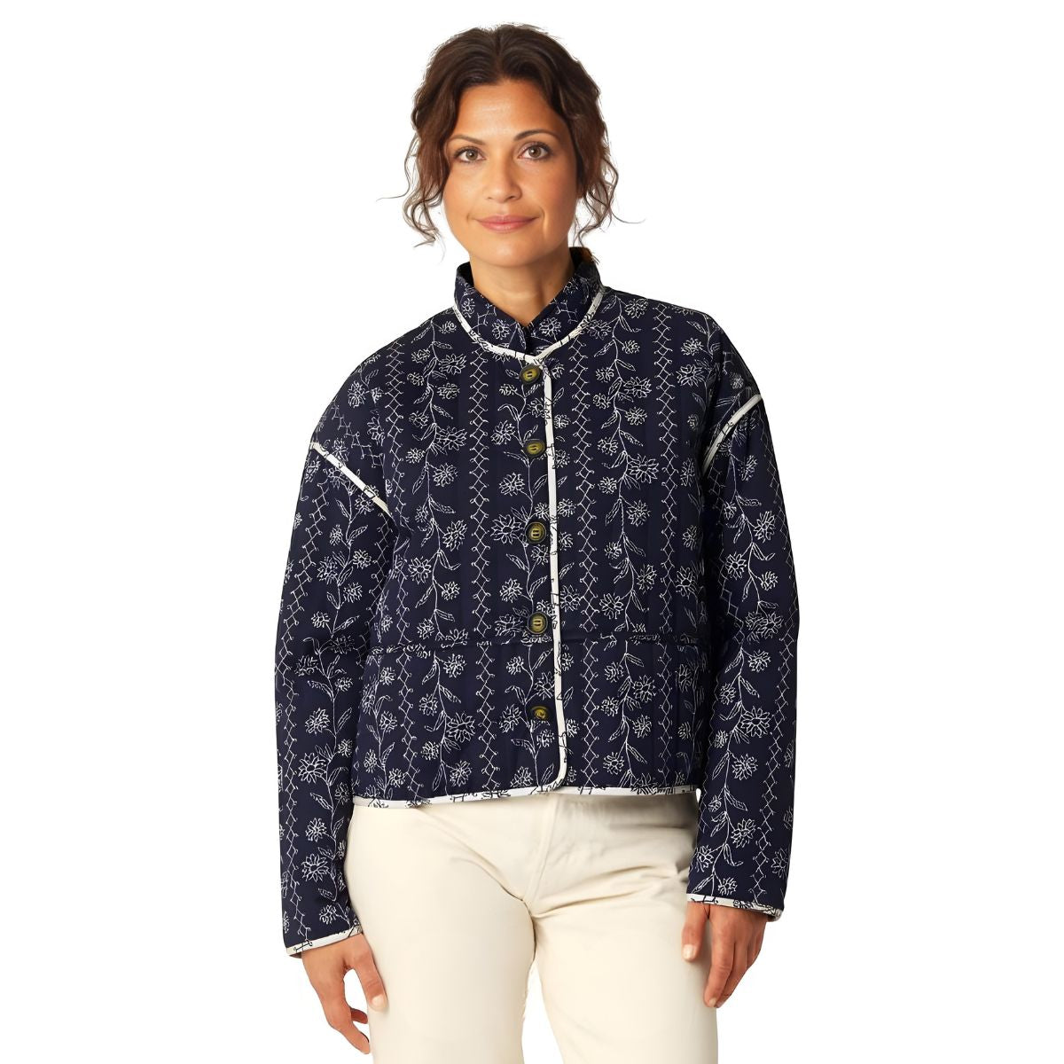 Ilse Jacobsen Short Padded Jacket - Dark Wildflower
