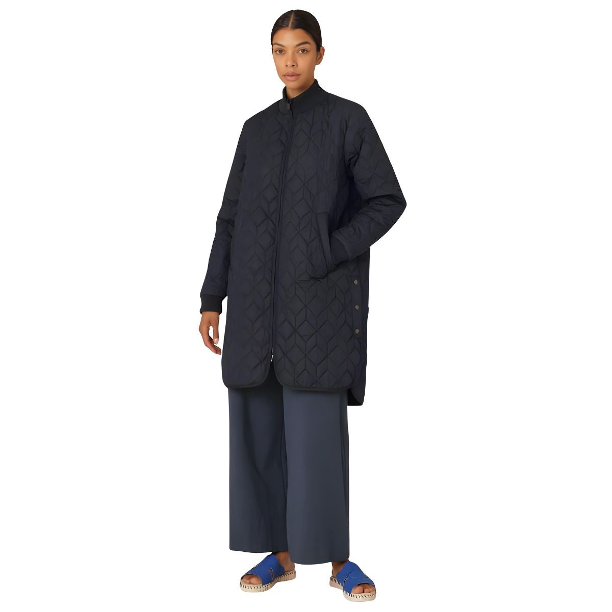 Ilse Jacobsen Padded Quilt Coat - Black