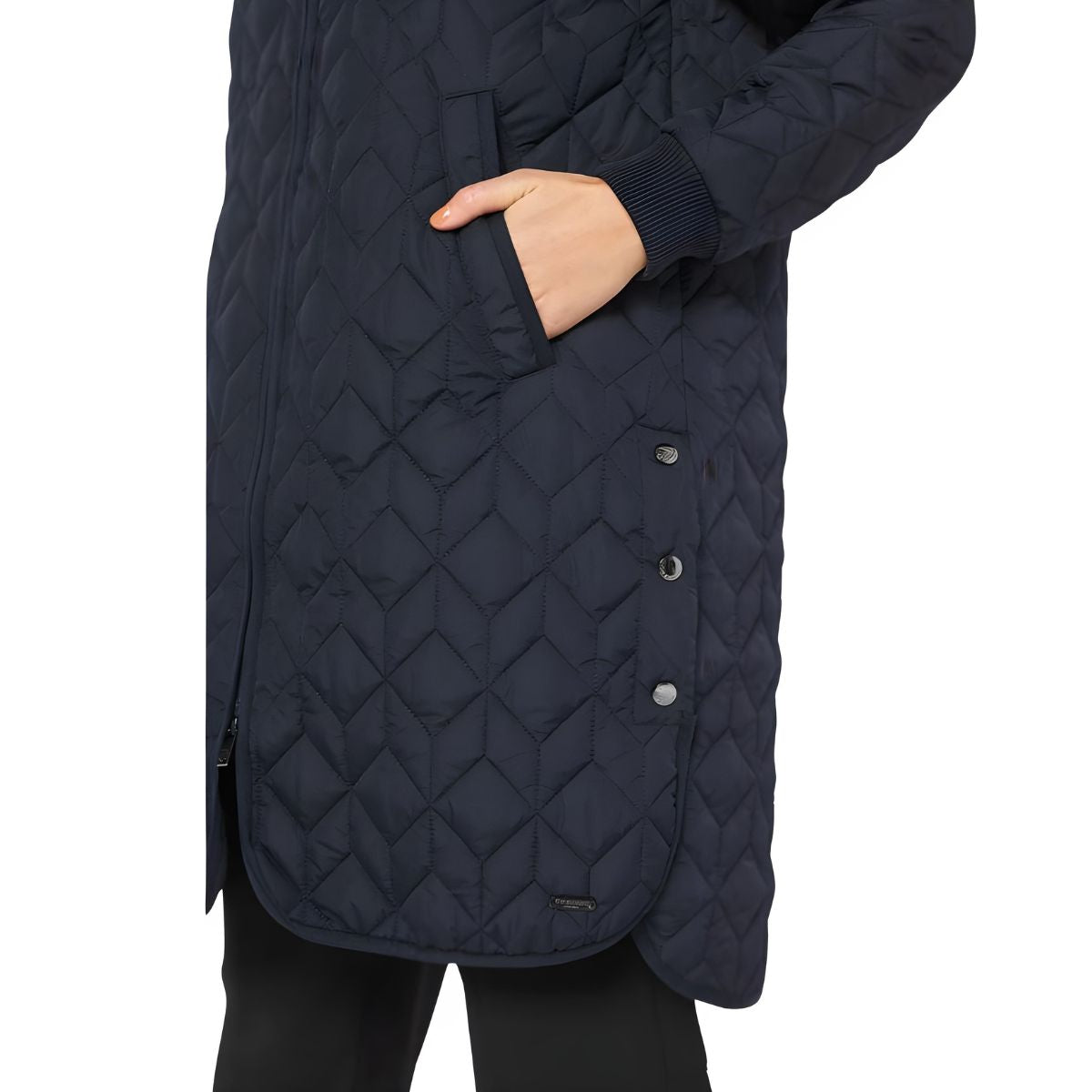 Ilse Jacobsen Padded Quilt Coat - Black