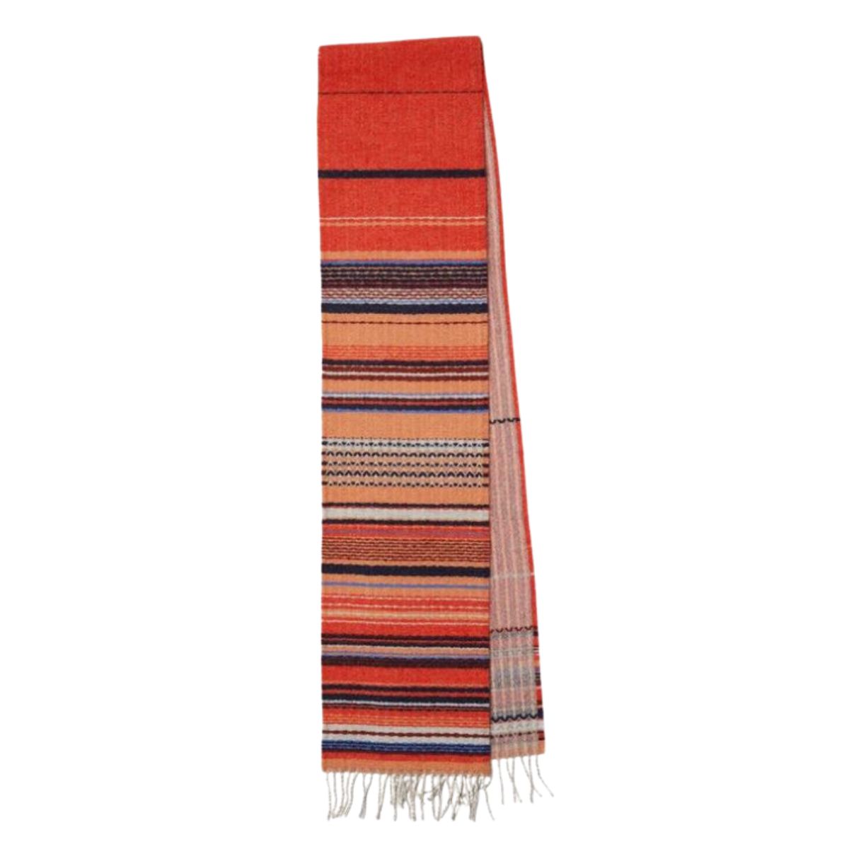 Wallace Sewell Lavanda Flame Lambswool Stripe Scarf