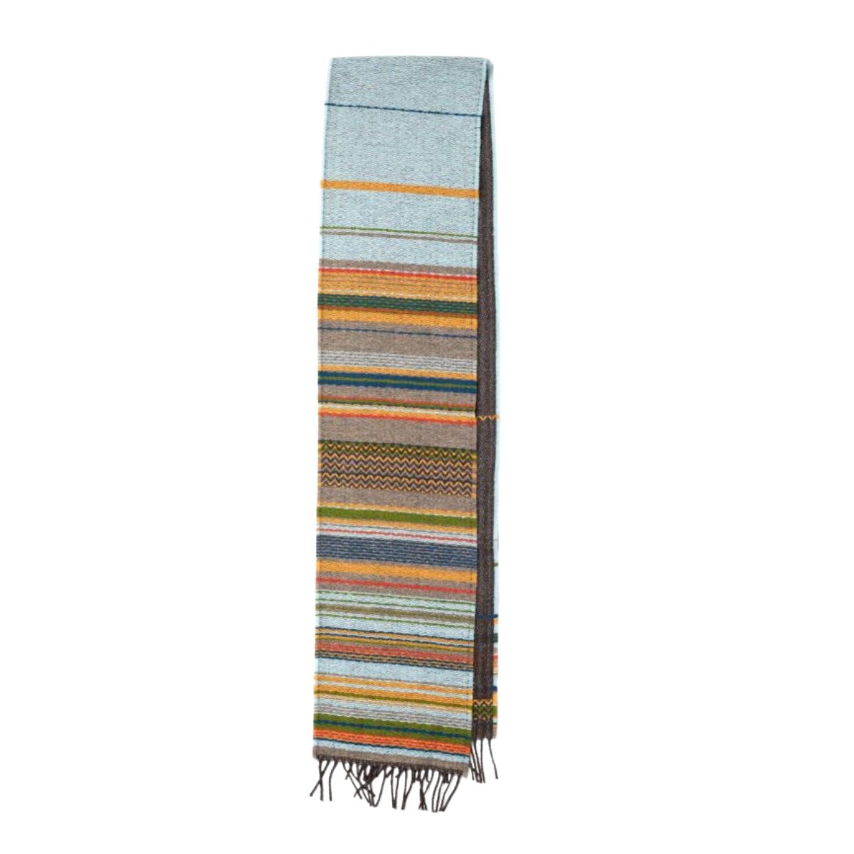 Wallace Sewell Lavanda Beach Lambswool Stripe Scarf
