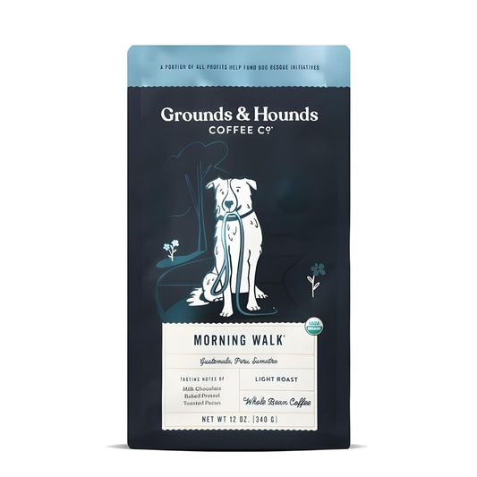 Grounds & Hounds Morning Walk Breakfast Blend - Whole Bean